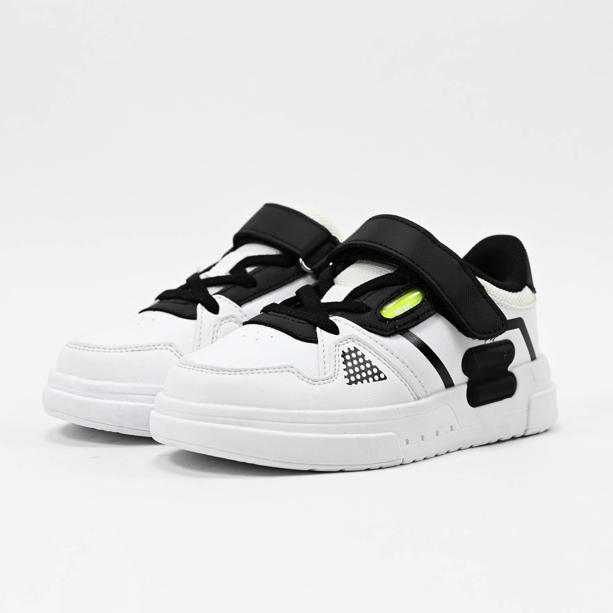 Peak Kid\'s Culture Shoes White Black - EK41850B-1020 - Image 7