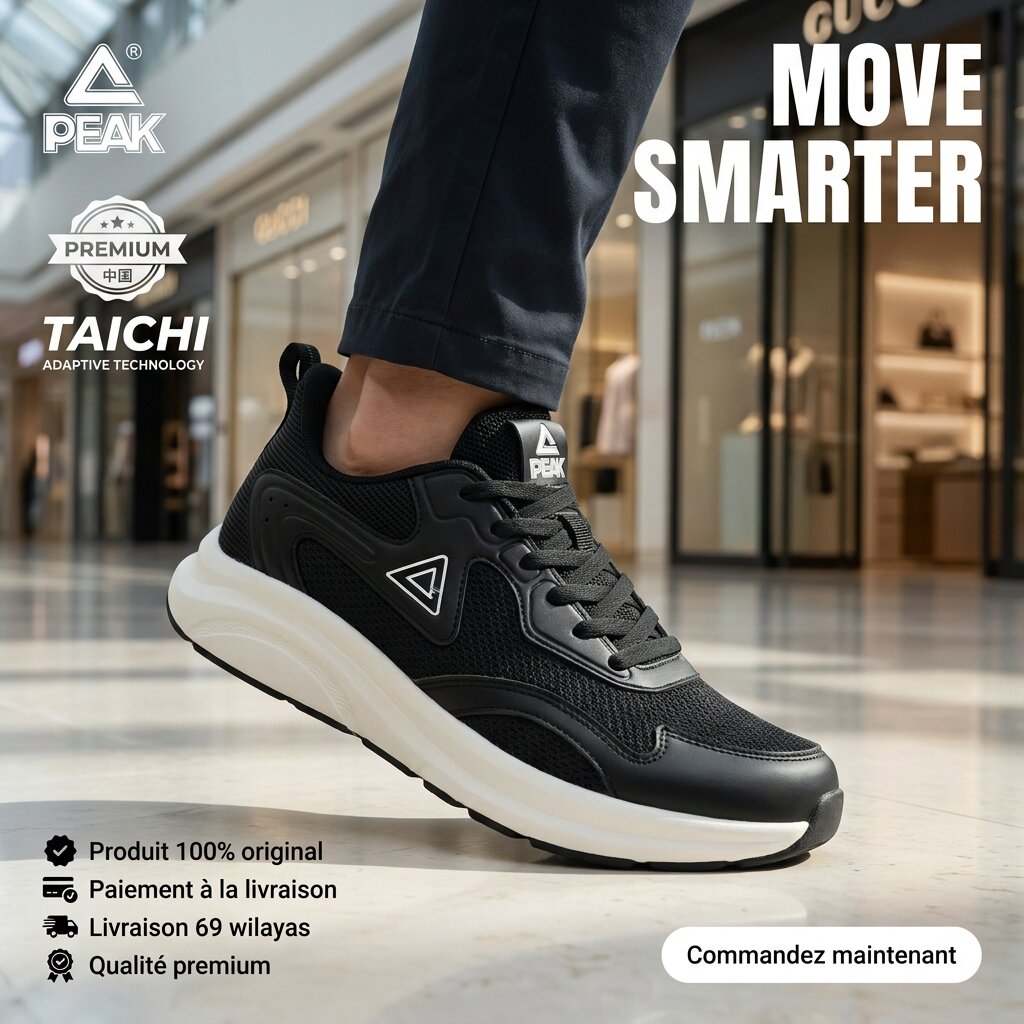 PEAK TaiChi Walking Shoes - EWT261767J-Z497 - Image 1