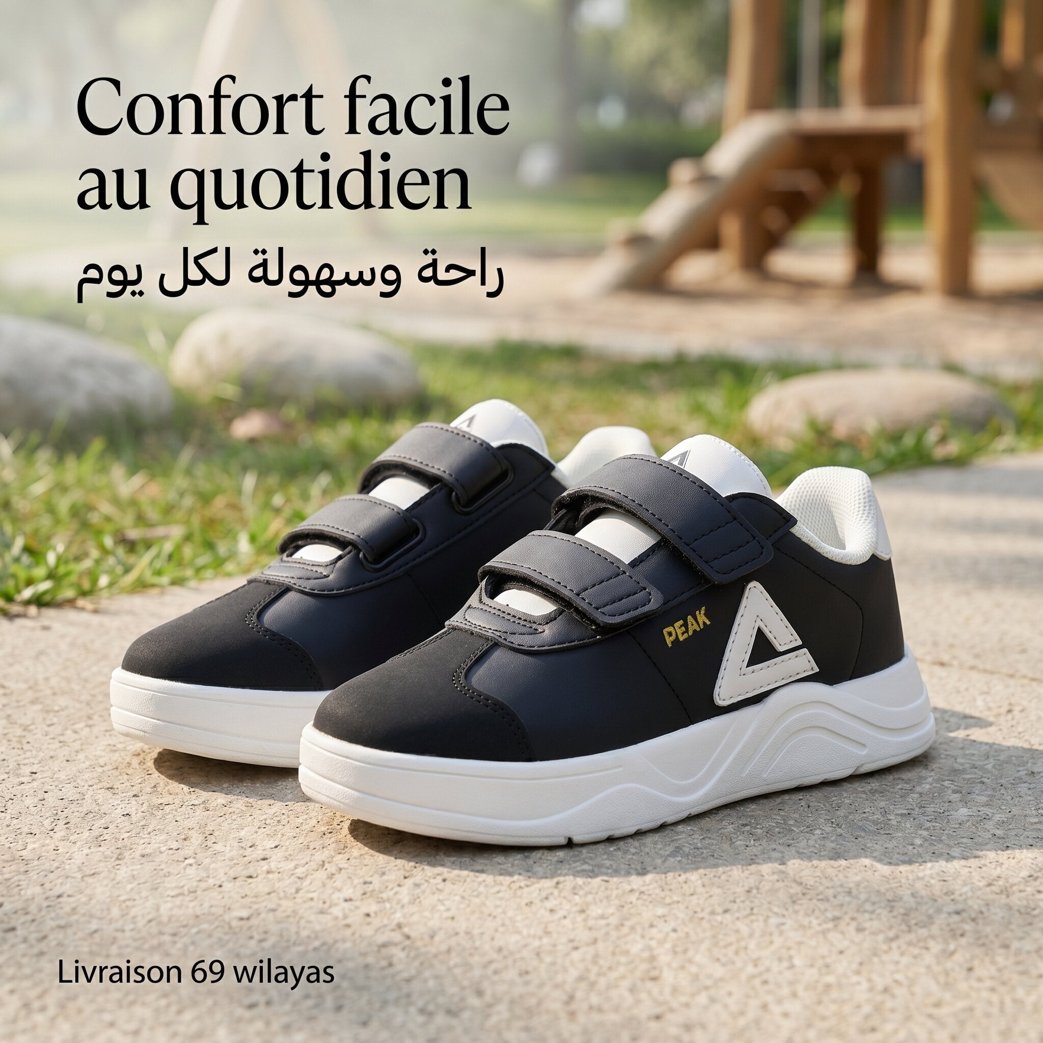 Peak Kids Casual Shoes Black - EK59760H-0020 - Image 10
